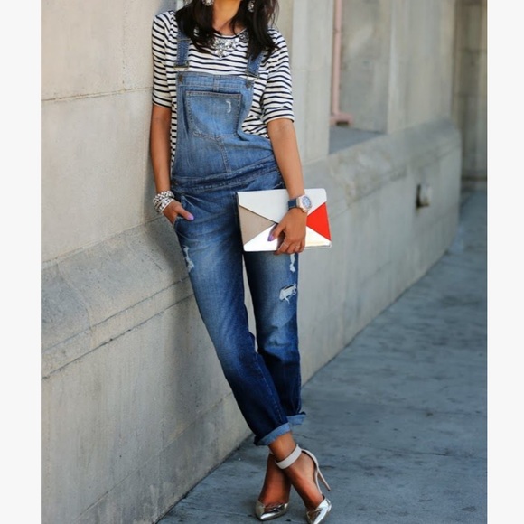 Guess Denim - Guess Jeans Distressed Overalls